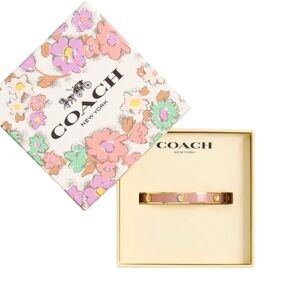 Coach Tea Rose Bangle Bracelet